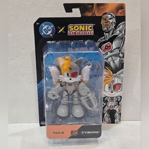 Jakks DC x Sonic The Hedgehog Tails as Cyborg  5" Action Figure